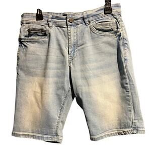 Steves Jeans Light Denim shorts size 32 Jorts Classic Stretchy Comfy Must Have